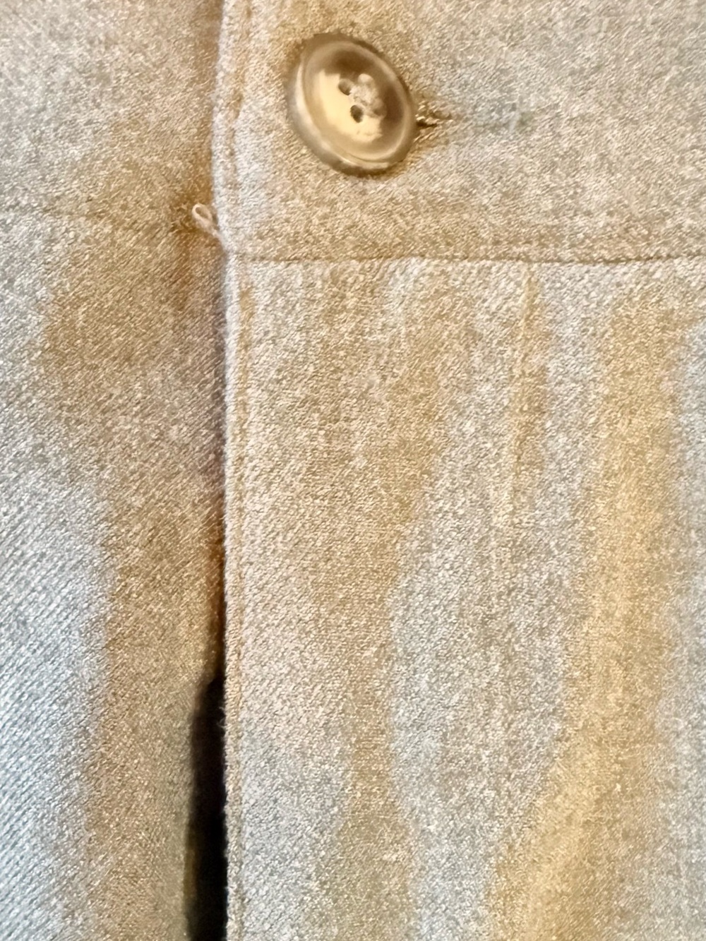 Fairlane & Sons Slim-Fit Stretch Trousers Blue Gray Men’s 36x30 - Picture 5 of 9